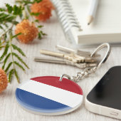 Vlag van Nederland Sleutelhanger (Voorkant Rechts)
