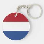 Vlag van Nederland Sleutelhanger (Achterkant)