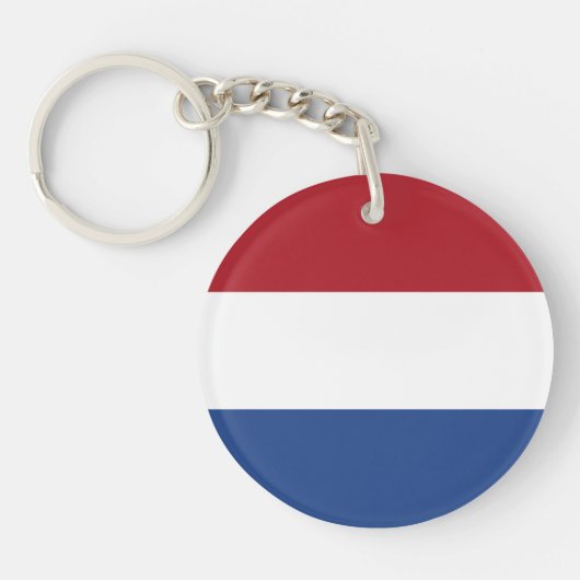 Vlag van Nederland Sleutelhanger (Voorkant)
