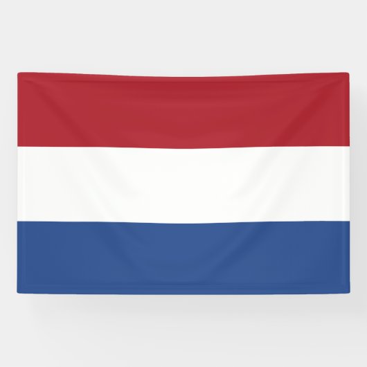 Vlag van Nederland Spandoek (Horizontaal)