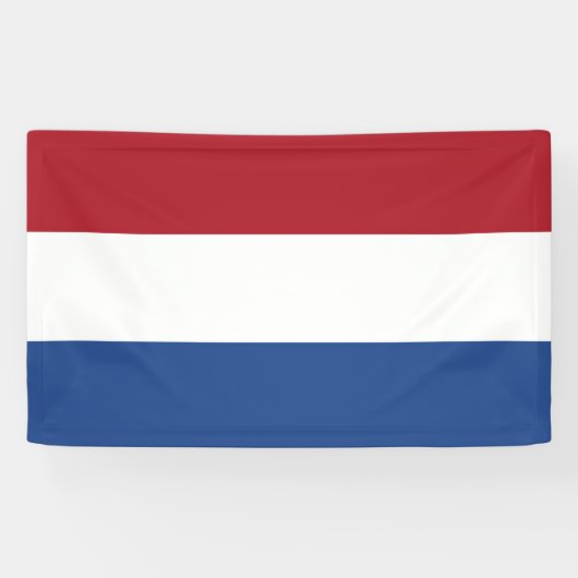 Vlag van Nederland Spandoek (Horizontaal)