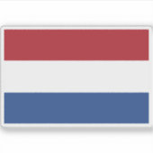 Vlag van Nederland Sticker (Voorkant)