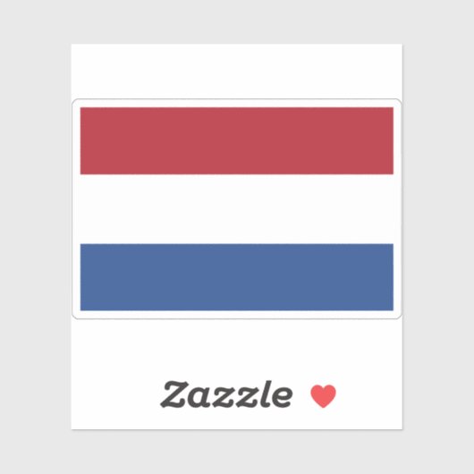 Vlag van Nederland Sticker (Vel)
