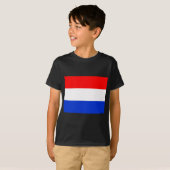 Vlag van Nederland T-shirt (Voorkant volledig)