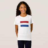 Vlag van Nederland T-shirt (Voorkant volledig)