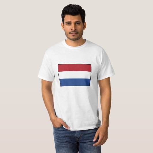 Vlag van Nederland - vlag van Nederland T-shirt (Voorkant volledig)