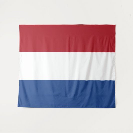 Vlag van Nederland Wandkleed (Voorkant (horizontaal))