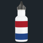 Vlag van Nederland Waterfles<br><div class="desc">Patriottische vlag van Nederland.</div>