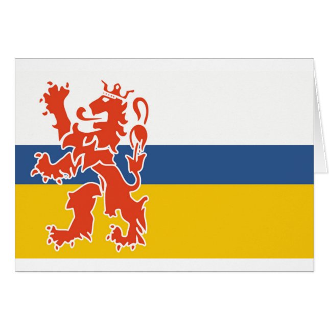 Vlag van Nederlands Limburg (Voorkant Horizontaal)