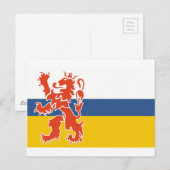 Vlag van Nederlands Limburg Briefkaart (Voorkant / Achterkant)