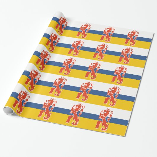 Vlag van Nederlands Limburg Cadeaupapier (Uitgerold)