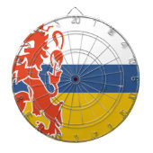 Vlag van Nederlands Limburg Dartbord (Voorkant)