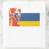 Vlag van Nederlands Limburg Rechthoekige Sticker (Tas)