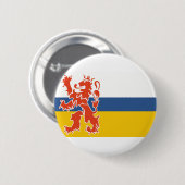 Vlag van Nederlands Limburg Ronde Button 5,7 Cm (Voorkant /achterkant)