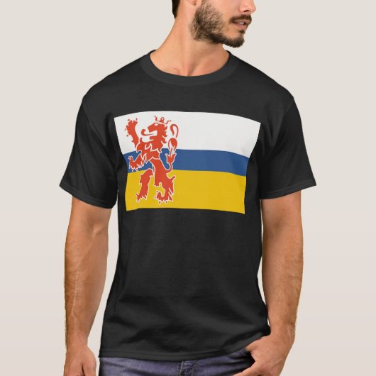 Vlag van Nederlands Limburg T-shirt (Voorkant)