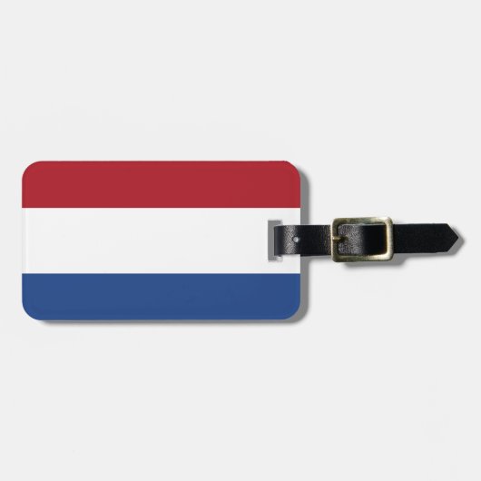 Vlag van Nederlandse Easy ID Personal Bagagelabel (Voorkant horizontaal)