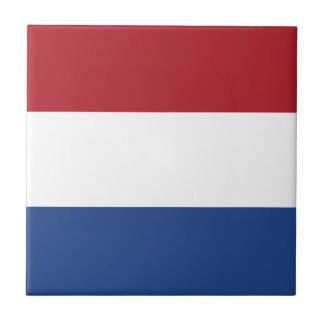 Vlag van Nederlandse keramische tegel Tegeltje