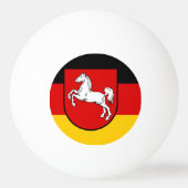 Vlag van Nedersaksen Ping Pong Ball (Achterkant)