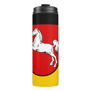 Vlag van Nedersaksen Thermal Tumbler Thermosbeker