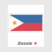 Vlag van Negros Republiek Sticker (Vel)