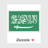 Vlag van Nejd (1921) Sticker (Vel)