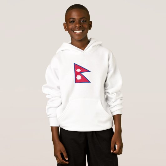 Vlag van Nepal (Voorkant volledig)