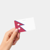 Vlag van Nepal Badge (Handheld)