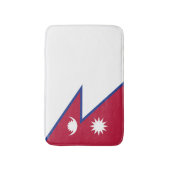 Vlag van Nepal Badmat (Voorkant Verticaal)