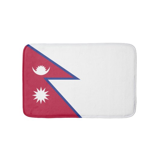 Vlag van Nepal Badmat (Voorkant)