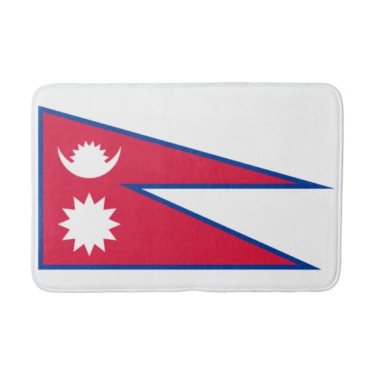 Vlag van Nepal Badmat (Voorkant)