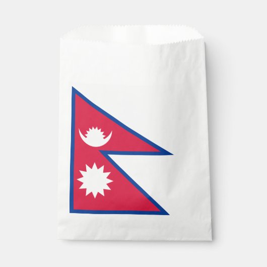 Vlag van Nepal Bedankzakje (Voorkant)