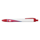 Vlag van Nepal Blauwe Inkt Pen (Bovenkant)