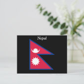 Vlag van Nepal Briefkaart (Staand voorkant)