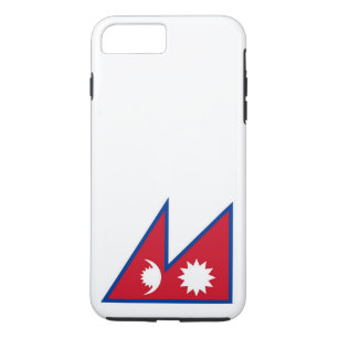 Vlag van Nepal iPhone 8/7 Plus Hoesje