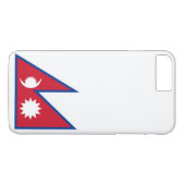Vlag van Nepal Case-Mate iPhone Case (Achterkant (Horizontaal))
