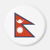 Vlag van Nepal Magneet (Voorkant)