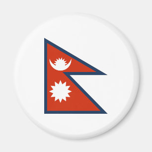 Vlag van Nepal Magneet