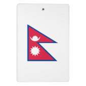 Vlag van Nepal-miniklembord Mini Klembord (Achterkant)