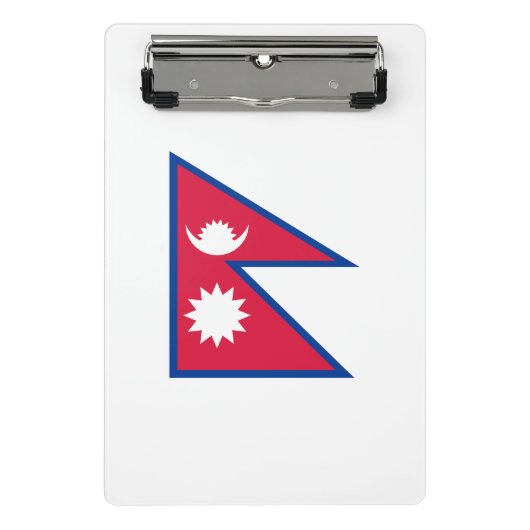 Vlag van Nepal-miniklembord Mini Klembord (Voorkant)