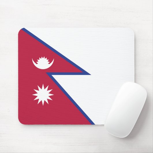 Vlag van Nepal Muismat (Met muis)