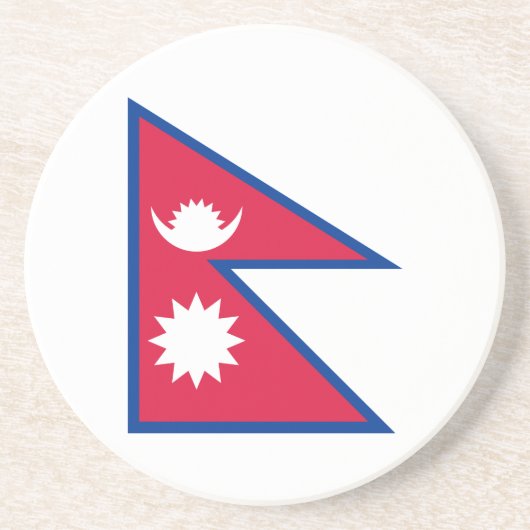 Vlag van Nepal Onderzetter (Voorkant)