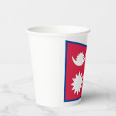 Vlag van Nepal Papieren Bekers (Rechts)