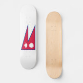 Vlag van Nepal Persoonlijk Skateboard (Voorkant)