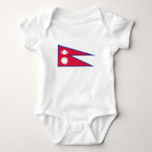 Vlag van Nepal Romper (Voorkant)