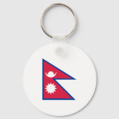 Vlag van Nepal-Sleutelhanger Sleutelhanger (Voorkant)