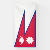 Vlag van Nepal Spandoek (Verticaal)