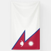 Vlag van Nepal Spandoek (Verticaal)