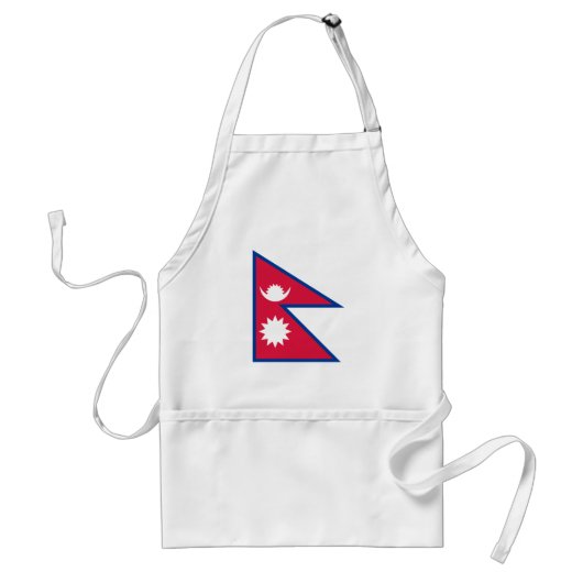 Vlag van Nepal Standaard Schort (Voorkant)