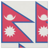 Vlag van Nepal Stof (Close Up)