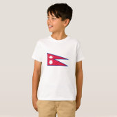Vlag van Nepal T-shirt (Voorkant volledig)